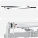 vidaXL Auvent rétractable automatique marron 600x300 cm