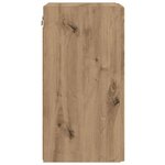 vidaXL Meuble TV mural Chêne artisan 30 x 31 x 60 cm Bois d'ingénierie