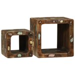 vidaXL Unité TV 36x36x30 cm en bois récupéré massif
