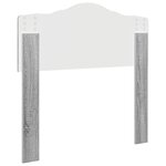 vidaXL Tête de lit Gris Sonoma 80 cm Bois d'ingénierie