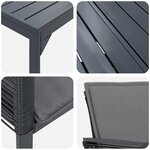 vidaXL Ensemble de salle à manger pour jardin 9 Pièces Noir Poly rotin