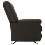 vidaXL Fauteuil inclinable Taupe Tissu