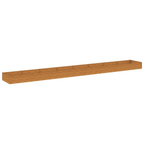 vidaXL Lit surélevé de jardin 770 x 100 x 36 cm acier corten
