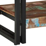 vidaXL Table console Multicolore bois de récupération massif