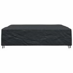 vidaXL Housse pour mobilier d'extérieur Noir 300 x 300 x 70 cm 210D