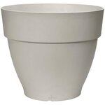 Pot de fleurs Rond VIBIA - Plastique Réservoir - Ø 35 - Blanc