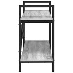 vidaXL Étagère Gris Sonoma 100 x 33 5 x 64 cm Bois d'ingénierie