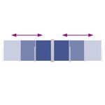 vidaXL Auvent latéral rétractable Bleu 140 x 600 cm