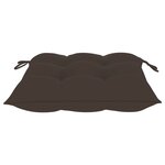 vidaXL Chaises de jardin lot de 8 avec coussins Bois de teck massif
