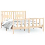 vidaXL Cadre de lit sans matelas bois massif de pin 160x200 cm