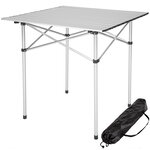 Tectake Table pliante 70 x 70 x 70 cm