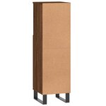vidaXL Armoire de bain chêne marron 30x30x100 cm bois d'ingénierie