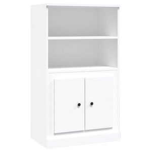 vidaXL Buffet haut blanc 60x35 5x103 5 cm bois d'ingénierie