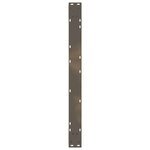 vidaXL Table à manger avec bord vivant 180x100x74 cm bois massif chêne