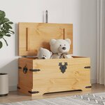 vidaXL Coffre de rangement Pin mexicain Gamme Corona 91x49 5x47 cm