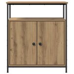 vidaXL Buffet chêne artisanal 70x30x80 cm bois d'ingénierie