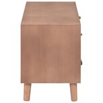 Vidaxl meuble tv avec 5 tiroirs 90 x 30 x 40 cm bois de pin massif