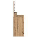 vidaXL Coiffeuse chêne artisanal 50 x 41 x 135 cm Bois d'ingénierie