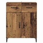 vidaXL Buffet Bois ancien 69 5 x 34 x 90 cm Bois d'ingénierie