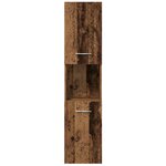 vidaXL Ensemble de meubles salle de bain 5 Pièces bois d'ingénierie