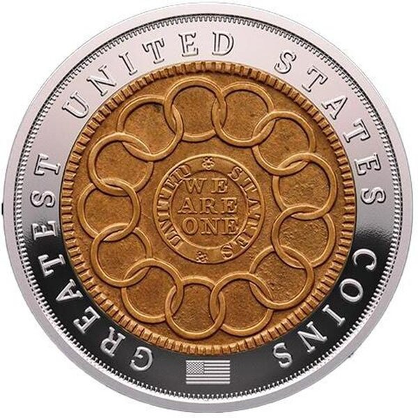 Monnaie 1787 FUGIO CENT Greatest US Coins 2 Oz Argent 5$ Niue 2026