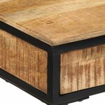 vidaXL Table de Toilette avec tiroir Marron 100 x 40 x 120 cm