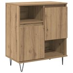 vidaXL Buffet 2 Pièces Chêne artisanal 60 x 35 x 70 cm