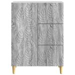 vidaXL Buffet Sonoma gris 66 x 34 5 x 90 cm Bois d'ingénierie