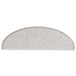 vidaXL Tapis d'escalier autocollants aspect sisal 15 Pièces 65x21x4 cm