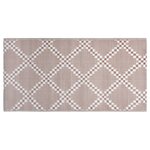 vidaXL Tapis d'extérieur ARAKIL marron 80x150 cm PP
