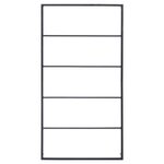 vidaXL Porte-serviette Noir 60x10x116 cm Acier