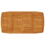 vidaXL Ensemble à manger de jardin 7 Pièces Bois d'acacia solide