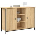 vidaXL Buffet chêne sonoma 100x35x70 cm bois d'ingénierie