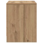 vidaXL Cabinet de chevet chêne artisanal 45 x 34 x 44.5 cm