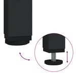 vidaXL Tête de lit de rangement Chêne fumé 135 cm Bois d'ingénierie