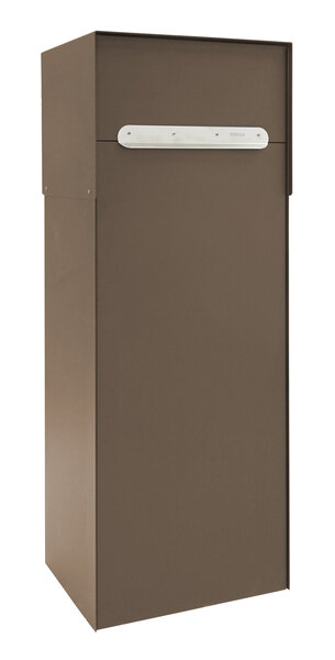 Boîte à colis en acier  Multipack Double EP3158  fenêtre et  2 portes  Marron