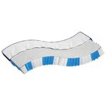 vidaXL Matelas à ressorts ensachés dureté moyenne 140x190 cm