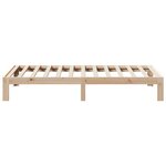 vidaXL Cadre de lit sans matelas 90x200 cm bois de pin massif