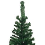 vidaXL Arbre de Noël artificiel pré-éclairé L 240 cm vert