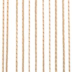 vidaXL Rideau en fils 2 Pièces 140 x 250 cm Beige