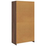 vidaXL Garde-robe chêne marron 100x50x200 cm bois d'ingénierie