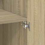 vidaXL Armoire de rangement chêne sonoma 70x42 5x225 cm