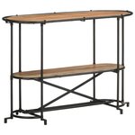 vidaXL Table console 110x42x76 cm bois massif d'acacia