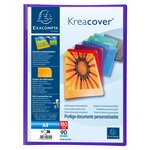 Protège-documents En Polypropylène Semi Rigide Kreacover® - A4 - Couleurs Assorties - X 8 - Exacompta