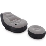 Intex Fauteuil gonflable avec pouf Ultra Lounge Relax 68564NP