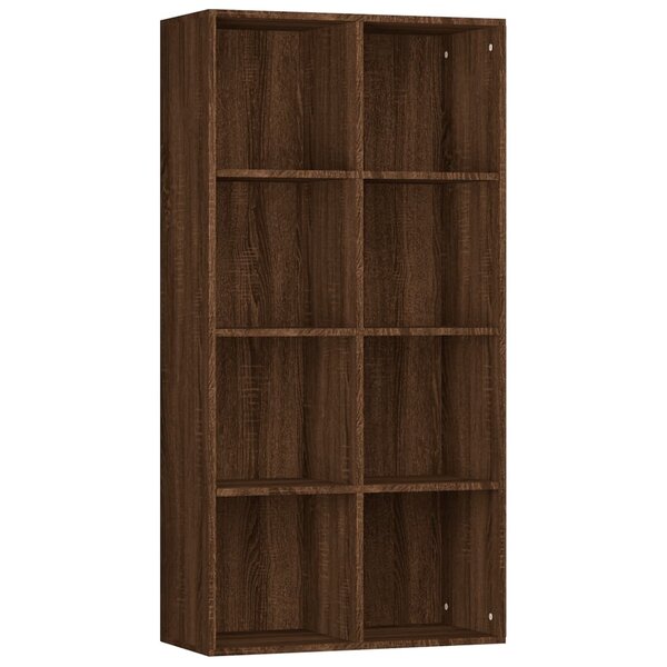 vidaXL Bibliothèque/Buffet Chêne marron 66x30x130 cm Bois d'ingénierie