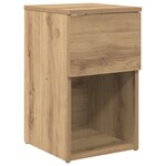 vidaXL Armoire de lit Chêne artisanal 29 x 31 5 x 49 cm