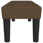Banc banquette 100 x 30 x 30 cm tissu marron foncé 02_0010550