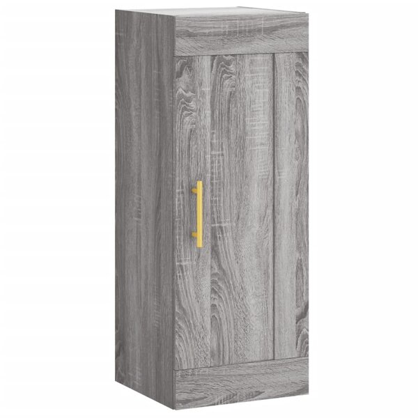 vidaXL Armoire murale sonoma gris 34 5x34x90 cm bois d'ingénierie