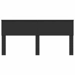 vidaXL Tête de lit Chêne noir 180 cm Bois d'ingénierie